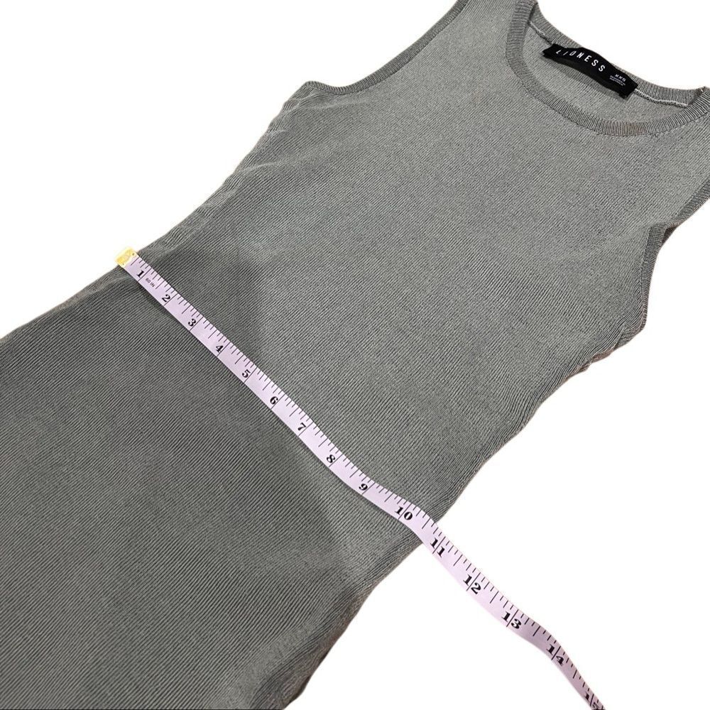Lioness Military Minds Mini Dress - Sage Green Size XXS - Picture 14 of 15